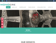 Tablet Screenshot of monocre.net